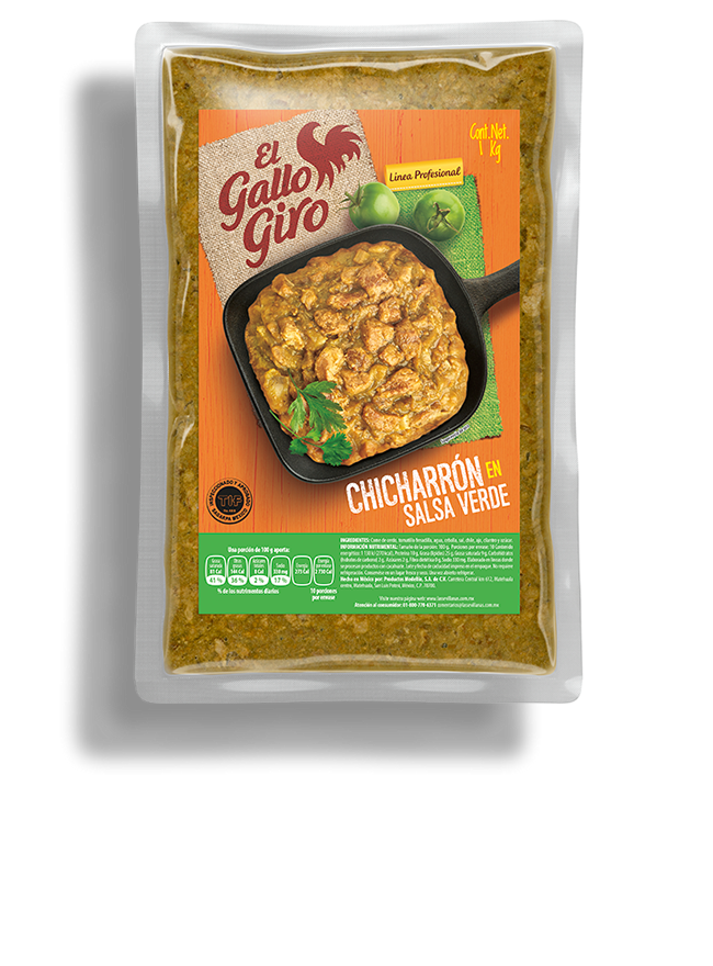 Chicharrón en salsa verde