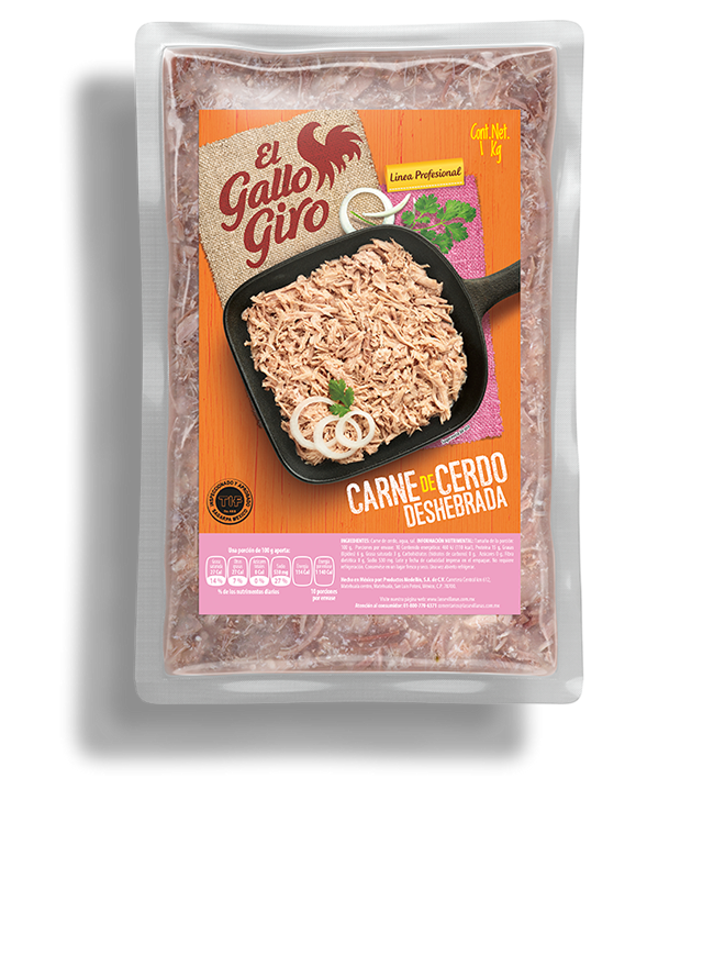 Deshebrada de Cerdo